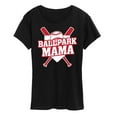 thumbnail image 1 of Instant Message - Ballpark Mama - Women's Short Sleeve Graphic T-Shirt, 1 of 6