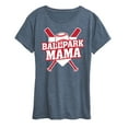 thumbnail image 1 of Instant Message - Ballpark Mama - Women's Short Sleeve Graphic T-Shirt, 1 of 6