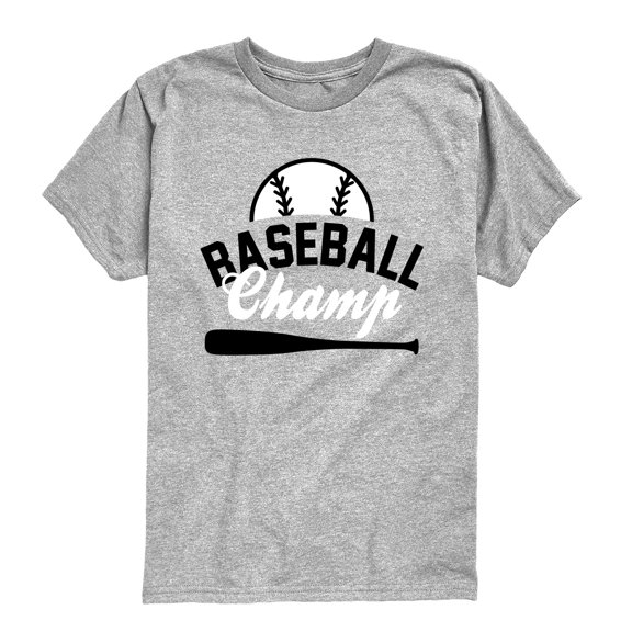 Instant Message - Baseball Champ Short Sleeve Graphic T-Shirt