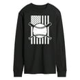 thumbnail image 1 of Instant Message - Baseball Flag - Men's Long Sleeve T-Shirt, 1 of 6