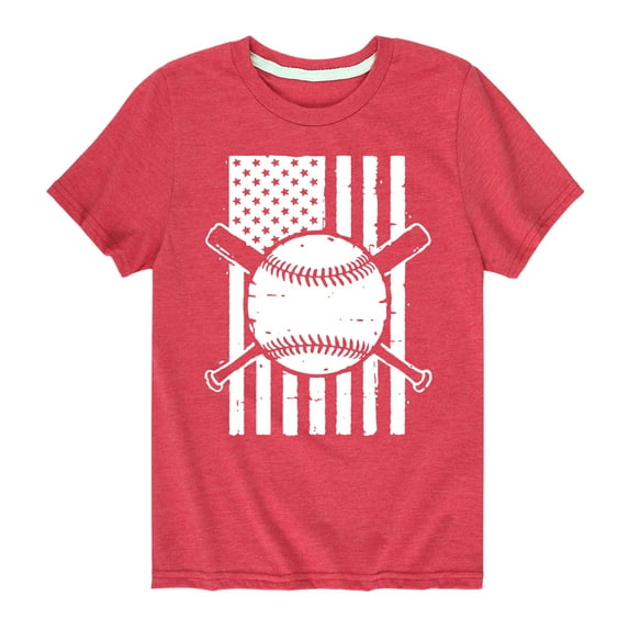 Instant Message - Baseball Flag - Youth Short Sleeve Tee
