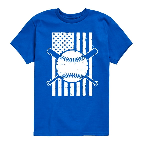 Instant Message - Baseball Flag - Youth Short Sleeve Tee