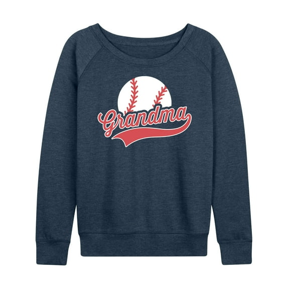 Instant Message - Baseball Grandma - Women's Lightweight French Terry Long Sleeve Shirt