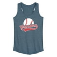 thumbnail image 1 of Instant Message - Baseball Grandma - Women's Racerback Tank Top, 1 of 6