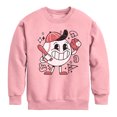 thumbnail image 1 of Instant Message - Baseball Mascot - Kids Crew Fleece, 1 of 5