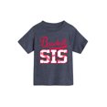 thumbnail image 1 of Instant Message - Baseball Sis  - Toddler Short Sleeve Tee, 1 of 5