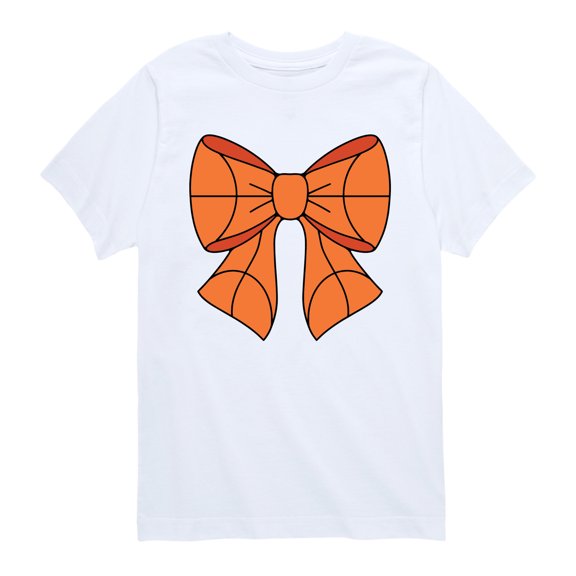 Instant Message - Basketball Bow - Youth Short Sleeve Graphic T-Shirt
