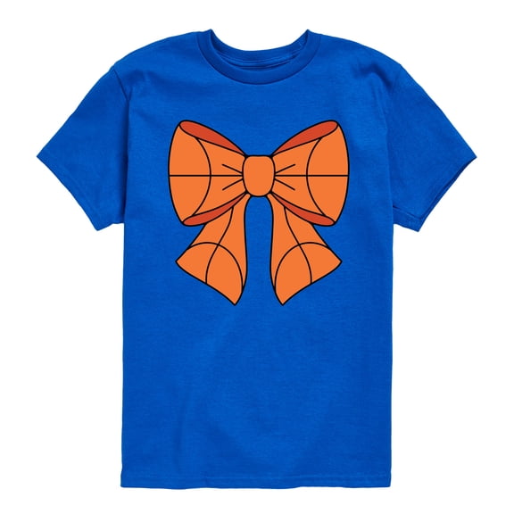 Instant Message - Basketball Bow - Youth Short Sleeve Graphic T-Shirt