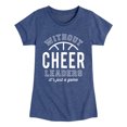 thumbnail image 1 of Instant Message - Basketball Without Cheerleaders it's Just a Game Fitted Short Sleeve Graphic T-Shirt, 1 of 6