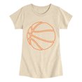 thumbnail image 1 of Instant Message - Basketball Fitted Short Sleeve Graphic T-Shirt, 1 of 6