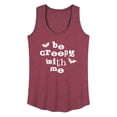 thumbnail image 1 of Instant Message - Be Creepy With Me - Women's Racerback Tank Top, 1 of 5