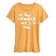 thumbnail image 1 of Instant Message - Be Creepy With Me - Women's Short Sleeve Graphic T-Shirt, 1 of 1