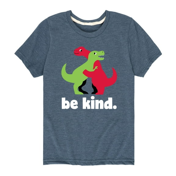 Instant Message - Be Kind Dinosaurs - Toddler And Youth Short Sleeve Graphic T-Shirt