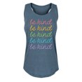 thumbnail image 1 of Instant Message - Be Kind Stacked- Women's Any Way Short Sleeve Graphic Dress Women's Graphic Racerback Tank, 1 of 5