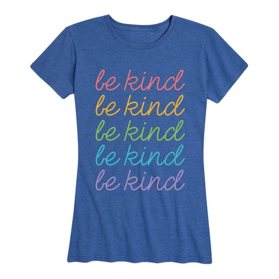 Instant Message - Be Kind Stacked- Women's Short Sleeve Graphic T-shirt