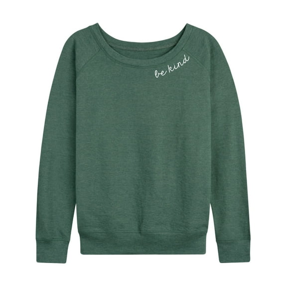 Instant Message - Be Kind  - Women's French Terry Long Sleeve Shirt