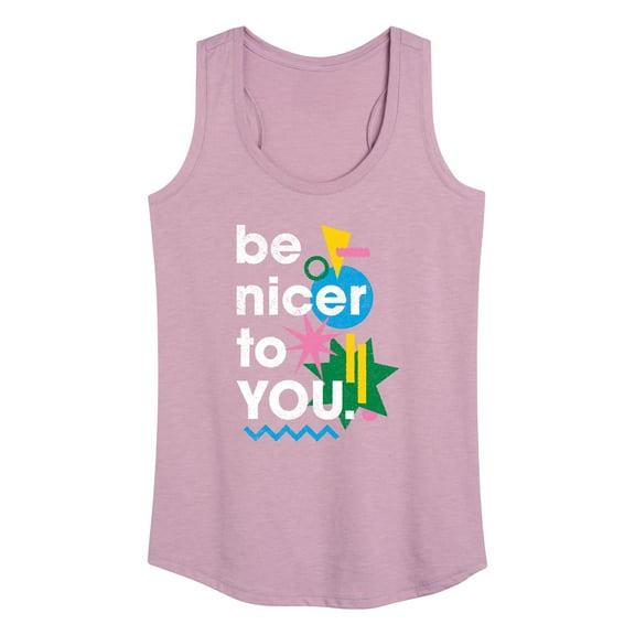 Instant Message - Be Nicer To You Retro - Women's Racerback Tank Top