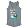 thumbnail image 1 of Instant Message - Be Nicer To You Retro - Women's Racerback Tank Top, 1 of 6