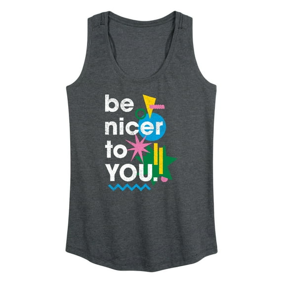 Instant Message - Be Nicer To You Retro - Women's Racerback Tank Top