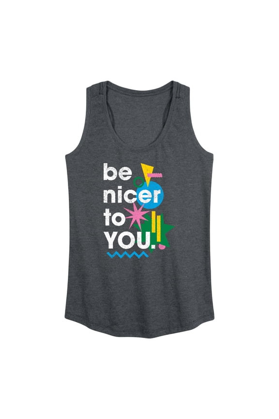 - Be Nicer To You Retro - Women's Racerback Tank Top