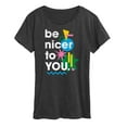 thumbnail image 1 of Instant Message - Be Nicer To You Retro - Women's Short Sleeve Graphic T-Shirt, 1 of 6