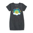 thumbnail image 1 of Instant Message - Be The Sunshine Rainbow   - Toddler & Youth Girls Fleece Dress, 1 of 5