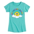 thumbnail image 1 of Instant Message - Be The Sunshine Rainbow   - Toddler & Youth Girls Short Sleeve Graphic T-Shirt, 1 of 6