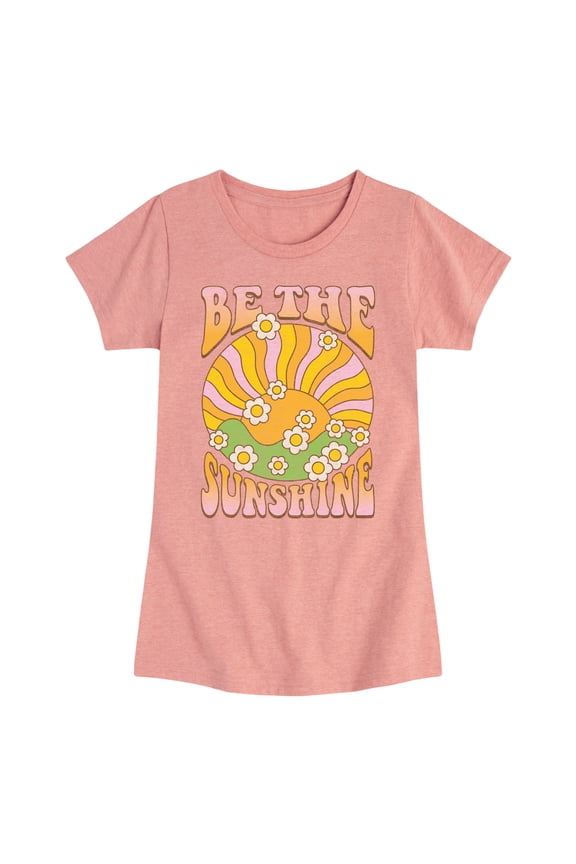 - Be The Sunshine - Toddler & Youth Girls Short Sleeve Graphic T-Shirt