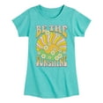 thumbnail image 1 of Instant Message - Be The Sunshine   - Toddler & Youth Girls Short Sleeve Graphic T-Shirt, 1 of 6
