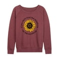 thumbnail image 1 of Instant Message - Be The Sunshine - Women's Lightweight French Terry Long Sleeve Shirt, 1 of 5