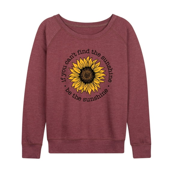 Instant Message - Be The Sunshine - Women's Lightweight French Terry Long Sleeve Shirt