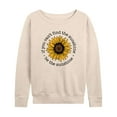 thumbnail image 1 of Instant Message - Be The Sunshine - Women's Lightweight French Terry Long Sleeve Shirt, 1 of 5
