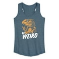 thumbnail image 1 of Instant Message - Be Weird Bearded Dragon - Women's Racerback Tank Top, 1 of 6