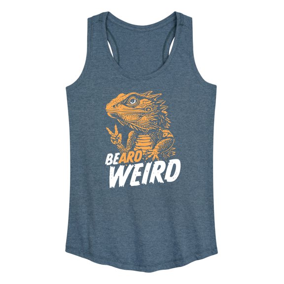 Instant Message - Be Weird Bearded Dragon - Women's Racerback Tank Top