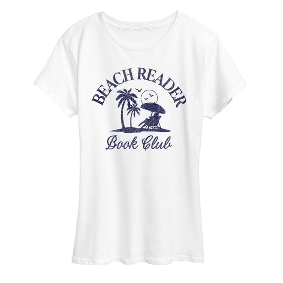 Instant Message - Beach Reader Book Club - Women's Short Sleeve Graphic T-Shirt