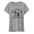 thumbnail image 1 of Instant Message - Beach Reader Book Club - Women's Short Sleeve Graphic T-Shirt, 1 of 5