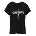thumbnail image 1 of Instant Message - Beach Sign Short Sleeve Graphic T-Shirt, 1 of 5
