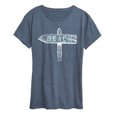 thumbnail image 1 of Instant Message - Beach Sign Short Sleeve Graphic T-Shirt, 1 of 5