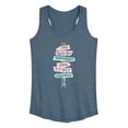 thumbnail image 1 of Instant Message - Beach Signs Graphic Racerback Tank, 1 of 5