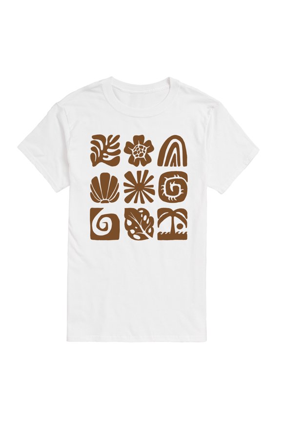 - Beach Squares  - Men's Short Sleeve Graphic T-Shirt