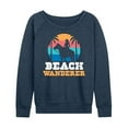thumbnail image 1 of Instant Message - Beach Wanderer Cowgirl - Women's Lightweight French Terry Long Sleeve Shirt, 1 of 6