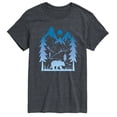 thumbnail image 1 of Instant Message - Bear And Mountains - Men's Short Sleeve Graphic T-Shirt, 1 of 5