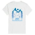 thumbnail image 1 of Instant Message - Bear And Mountains - Men's Short Sleeve Graphic T-Shirt, 1 of 5