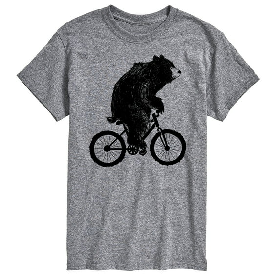 Instant Message - Bear On Bike - Men's Short Sleeve Graphic T-Shirt