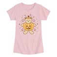 thumbnail image 1 of Instant Message - Bear Pumpkin Fitted Short Sleeve Graphic T-Shirt, 1 of 5