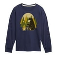 thumbnail image 1 of Instant Message - Bear Roasting Marshmallows - Toddler & Youth Long Sleeve Graphic T-Shirt, 1 of 6