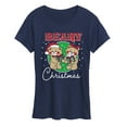 thumbnail image 1 of Instant Message - Beary Christmas - Women's Short Sleeve Graphic T-Shirt, 1 of 5