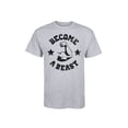 thumbnail image 1 of Instant Message - Become A Beast - Men's Short Sleeve Graphic T-Shirt, 1 of 5