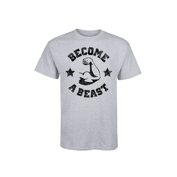 Instant Message - Become A Beast - Men's Short Sleeve Graphic T-Shirt