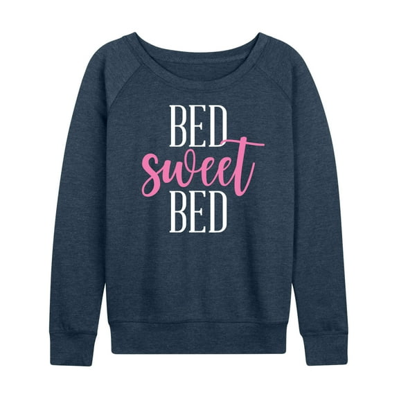 Instant Message - Bed Sweet Bed - Women's Lightweight French Terry Long Sleeve Shirt